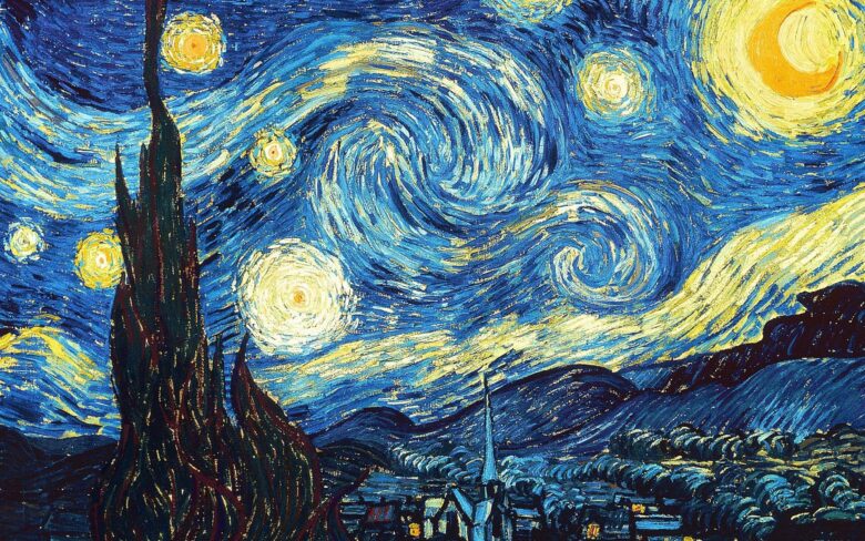 Tranhto24h: Tranh vẽ Picasso Đêm đầy sao, 780x488px