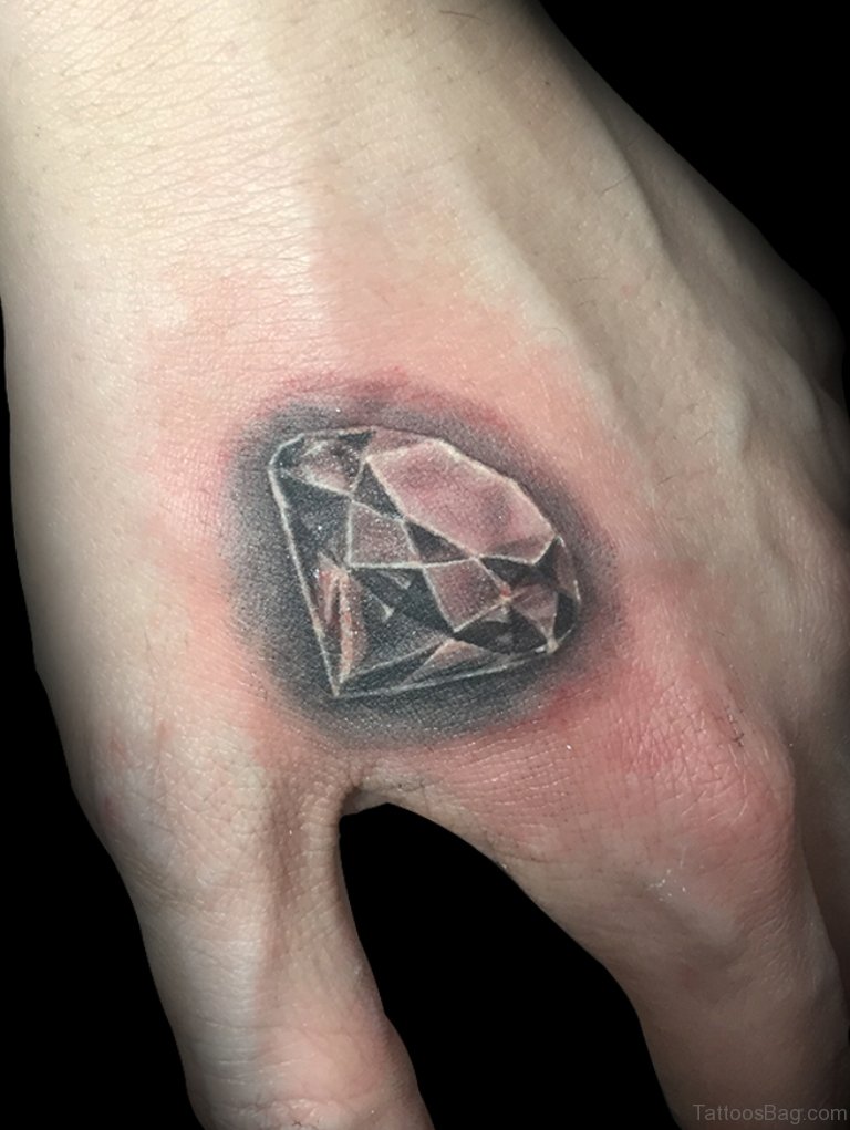 Tranhto24h: Hình xăm kim cương mini ở cổ tay ngón tay tattoo kim cương đẹp ý nghĩa, 768x1021px