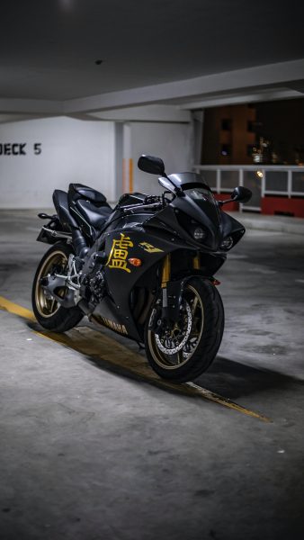 Tranhto24h: Hình nền Moto 4K màu đen trung quốc, 338x600px