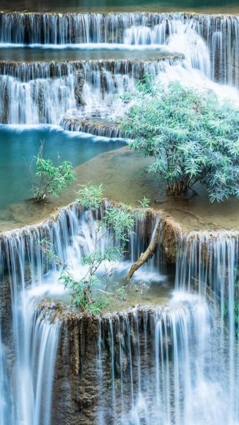 Tranhto24h: Tải hình nền thác nước đẹp cho điện thoại, 338x600px
