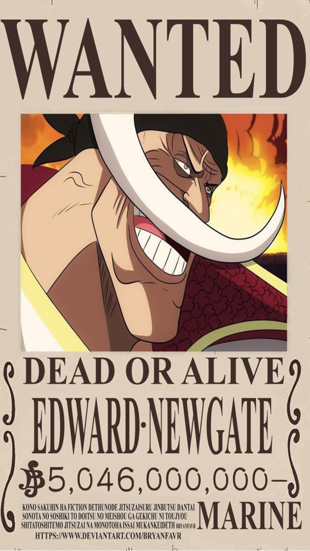 Tranhto24h: Hình nền Râu Trắng One Piece poster, 1000x1778px