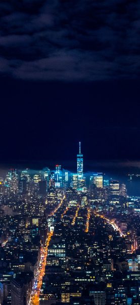 Tranhto24h: ảnh nền thành phố về đêm rực sáng, 277x600px