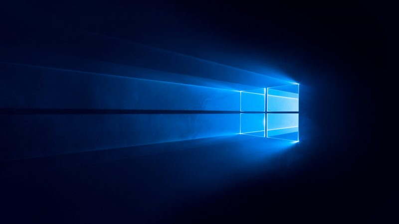 Tranhto24h: Hình nền 4K 5K Windows 10 nền xanh tối, 800x450px