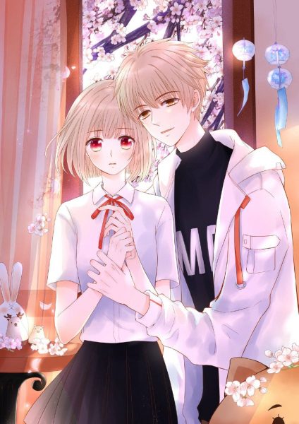 Tranhto24h: Hình Anime cặp đôi yêu nhau, 424x600px