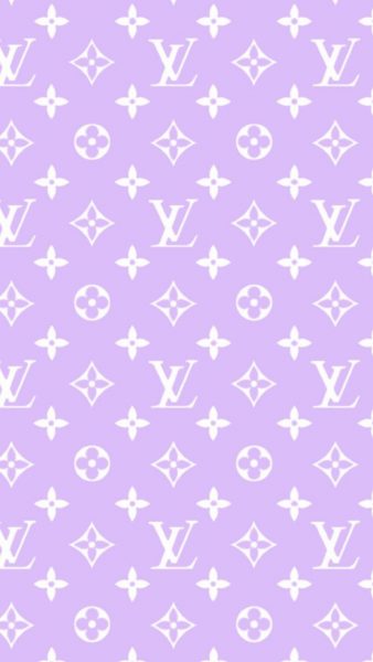 Tranhto24h: Hình nền Louis Vuitton nền tím nhạt, 338x600px