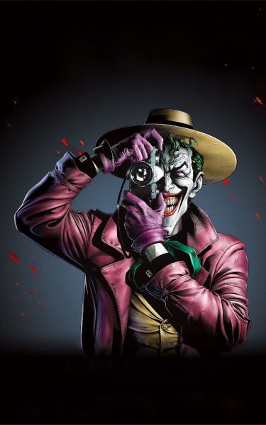 Tranhto24h: Ảnh nền smartphone tên hề Joker ma quái, 375x600px