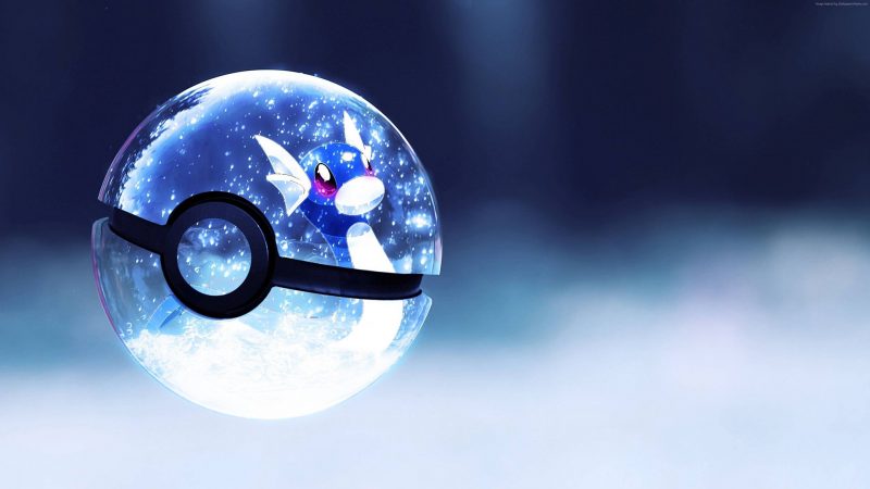 Tranhto24h: Hình Nền Pokemon 3D quả bóng trong suốt, 800x450px