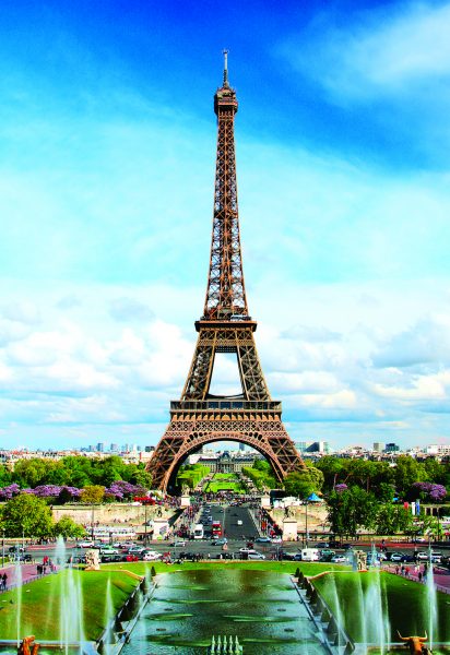 Tranhto24h: Hình ảnh tháp Eiffel của Pháp, 412x600px