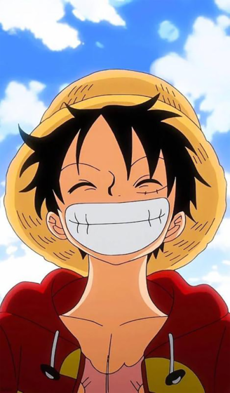 Tranhto24h: Hình ảnh Luffy cười tít mắt vô tư đẹp nhất, 328x560px