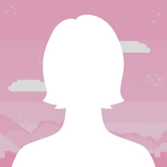 Tranhto24h: Avatar Facebook nữ nền hồng, 560x560px