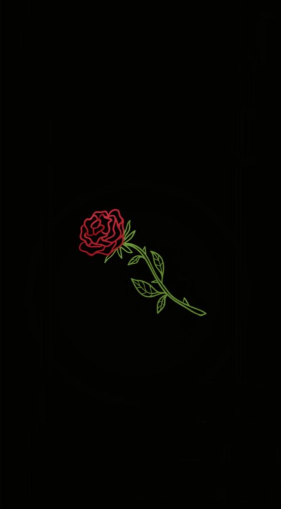Tranhto24h: Hình nền vẽ về hoa hồng đẹp, 564x1021px