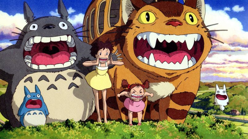 Tranhto24h: Hình nền Totoro và các bạn của mình, 800x450px