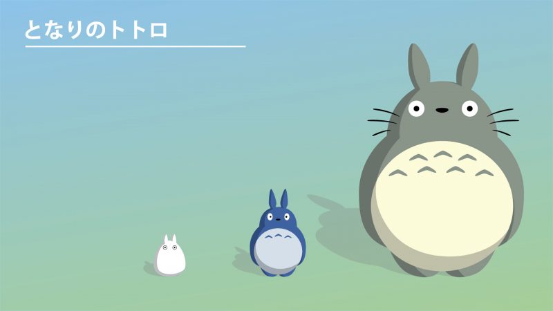 Tranhto24h: Totoro Hình nền, 800x450px