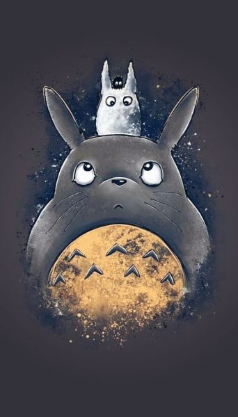 Tranhto24h: Hình nền Totoro huyền bí, 342x600px
