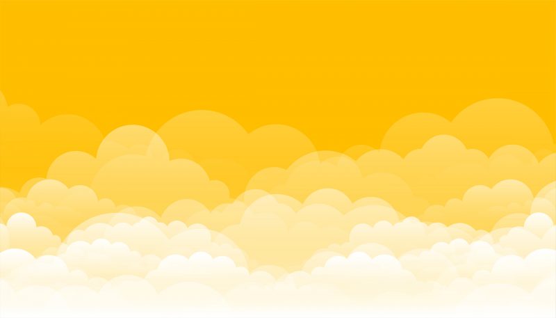 Tranhto24h: background vàng và mây trắng, 800x457px
