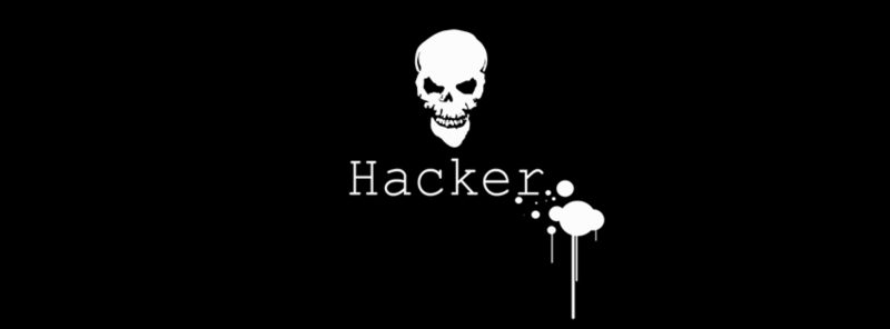 Tranhto24h: ảnh bìa hacker đầu lâu, 800x296px