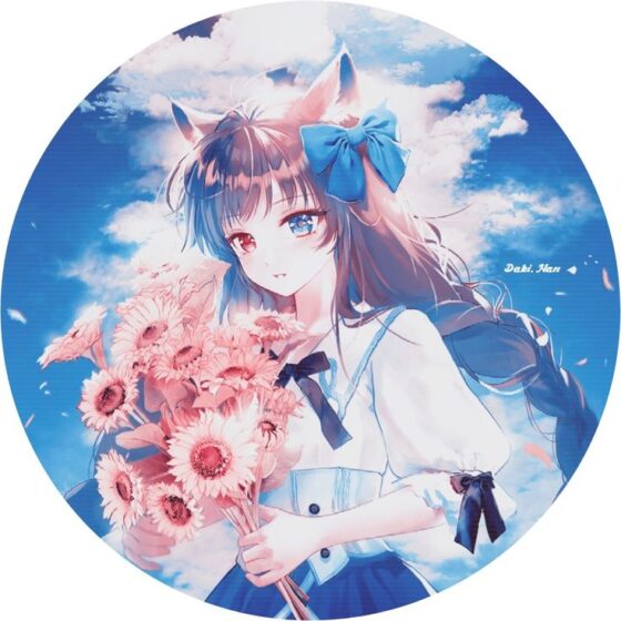 Tranhto24h: Hình avatar nữ anime và hoa dễ thương cute nhất, 560x560px