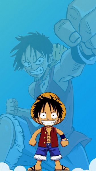 Tranhto24h: Hình nền hoạt hình về One Piece, 338x600px