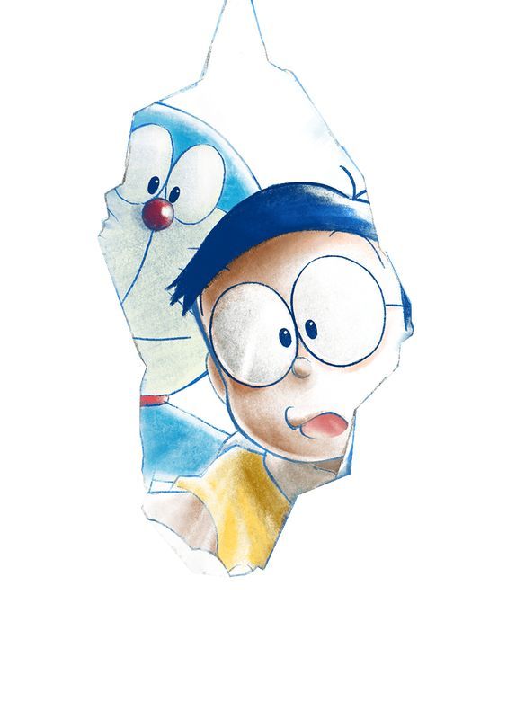 Tranhto24h: Hình nền Doremon (Doraemon) và Nobita, 564x790px