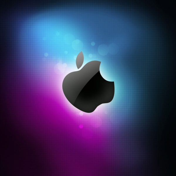 Tranhto24h: Hình nền ipad mini biểu tượng apple, 600x600px