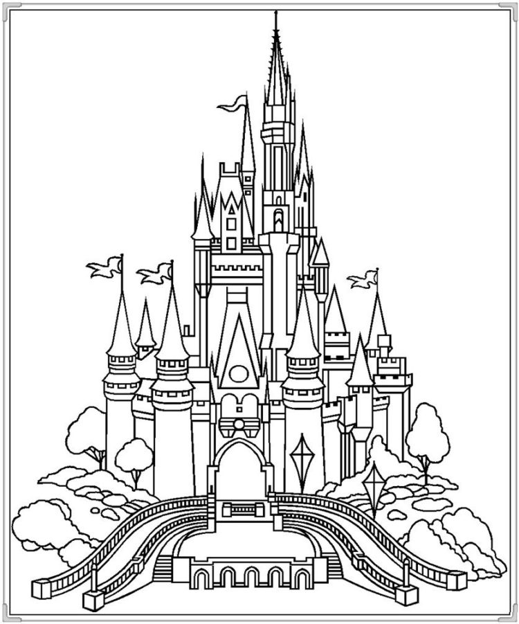 Tuyển tập tranh tô màu lâu đài rực rỡ cho bé thỏa sức khám phá
