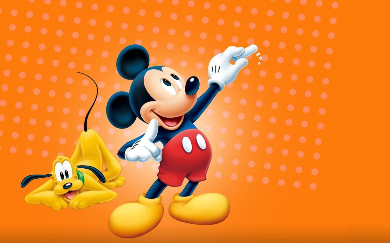 Hình ảnh chuột Mickey đáng yêu dễ thương cho năm Canh Tý