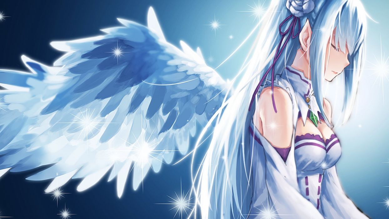 Bộ sưu tập những hình nền Anime thiên thần đẹp chất nhất