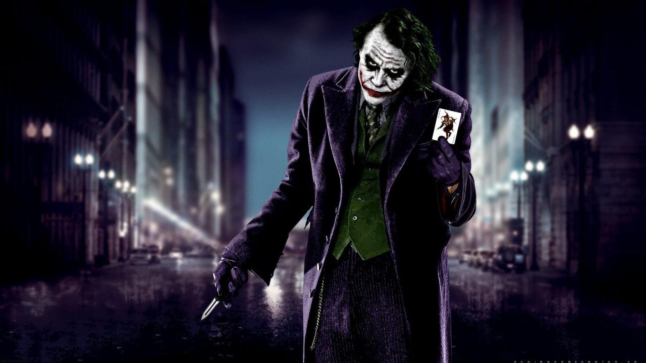 Hình Ảnh Joker Ngầu Lòi, Chất Chơi Người Dơi, Nhìn Là Phê 1920x1080 px
