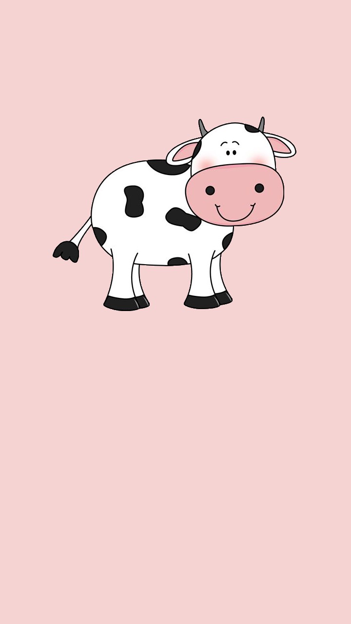 Tranhto24h: Top 48 hình nền bò sữa cute màu hồng dễ thương cho điện thoại, 720x1280px